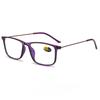 2026 New Fashionable HD Square Frame Women's Reading Glasses Ultra Light Neutral High Quality Luxury Anti Blue Light Glasses