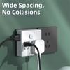 Ultra Thin Socket Extender Widely Outlets Wall Plug Power Strip  Multi Device Charging