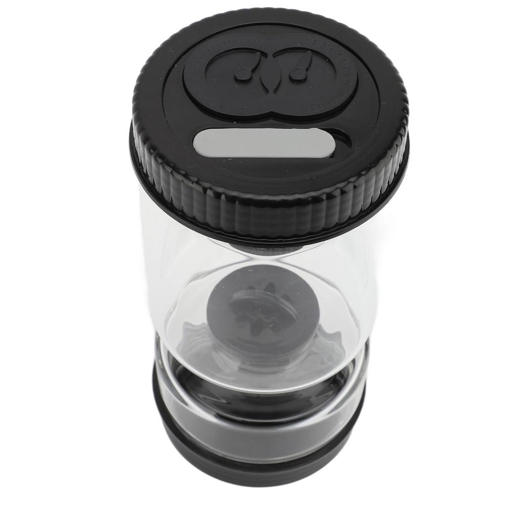 Filtered Pickle Jar Glass Leakage Proof Juice Separator Pickle Juicer Kitchen Supplies Black