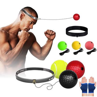 Boxerský reflexní míč s hlavovým pásem Rychlost boje Trénink úderový míč Muay MMA Cvičení Dítě Dospělí Domácí vybavení