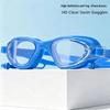 Adult Swimming Goggles Anti Fog HD Waterproof Oversized Frame Adjustable Strap for Men Women Beach Swim