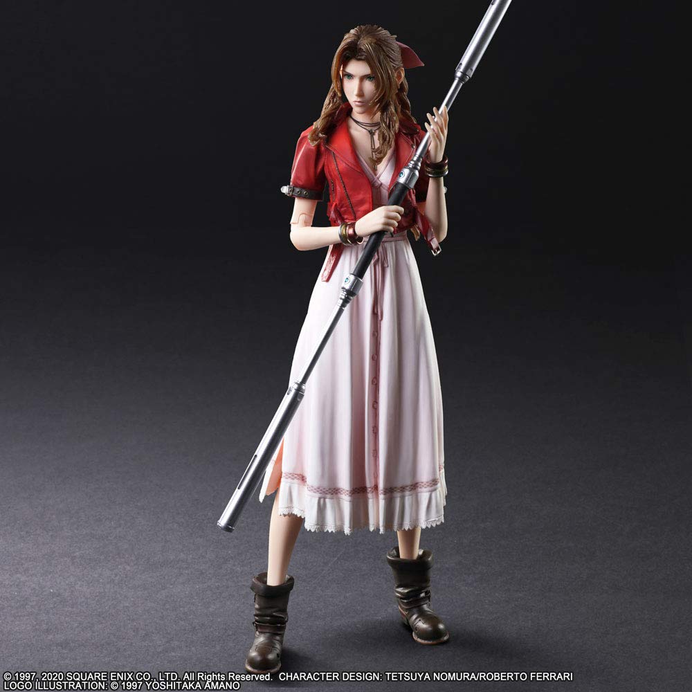 Final Fantasy VII Remake PLAY ARTS Kai Aerith Gainsbourg PVC Painted Movable Figure