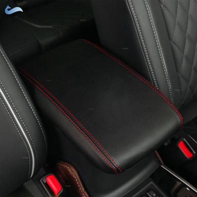 Accessoires de voiture Boîte d'accoudoir de console centrale Housse en cuir Pour Mitsubishi Outlander 2013 2014 2015 2016 2017