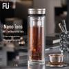 FUGUANG FU+ Titanium Crystal Antibacterial Double-Layer Glass Cup 310ml