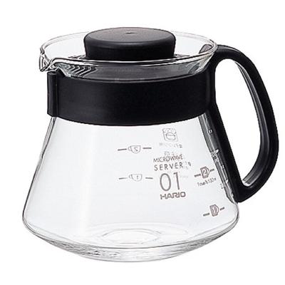 HARIO V60 Range Server 360ml For Cups Black Coffee Server Heat Resistant Glass Made In Japan 1~3 XVD-36B