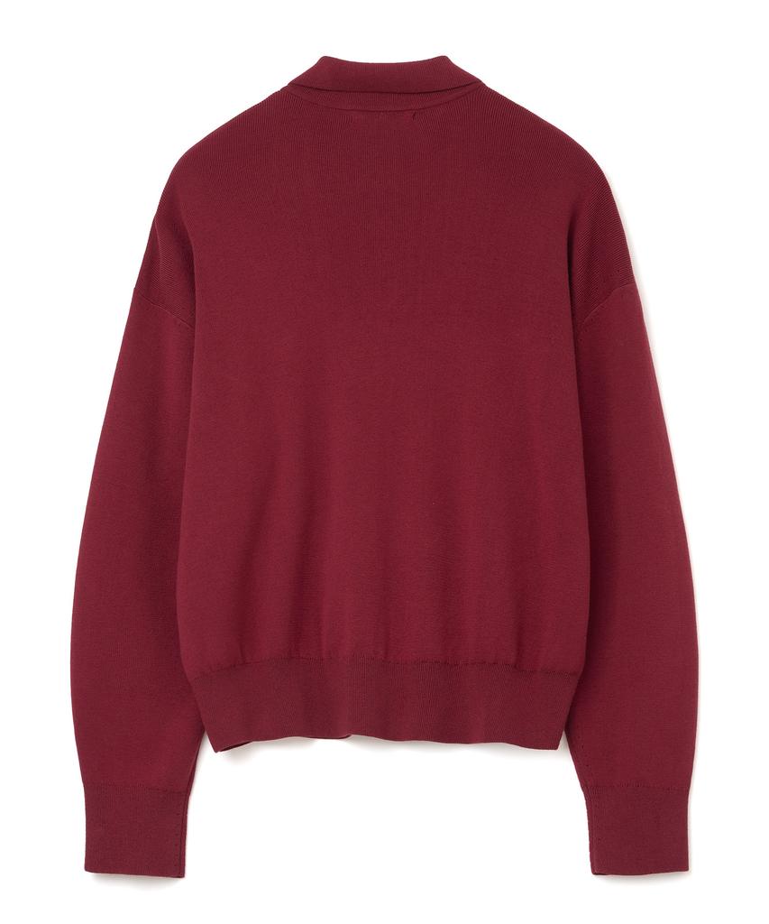 MILLO ARCHIVE Ray Half Zip Knit [Deep Red]