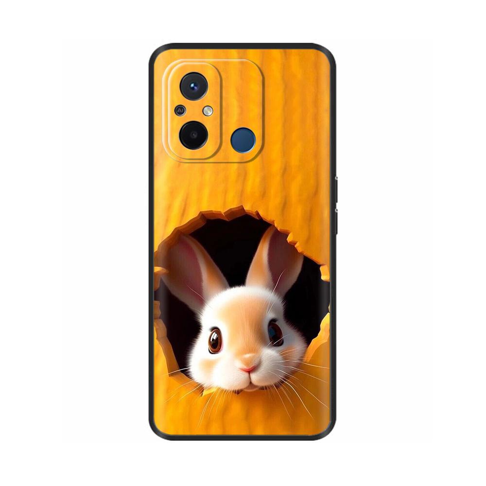 For Redmi 12C Case Redmi12C Cover Soft Smooth Liquid Silicone Cartoon Phone Case For Xiaomi Redmi 12C Cover 12 C Fundas Coque