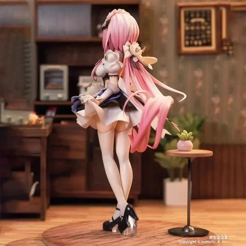 25cm Honkai Impact 3 Figures Elysia Anime Figure Kiana Kaslana Statue Model Doll