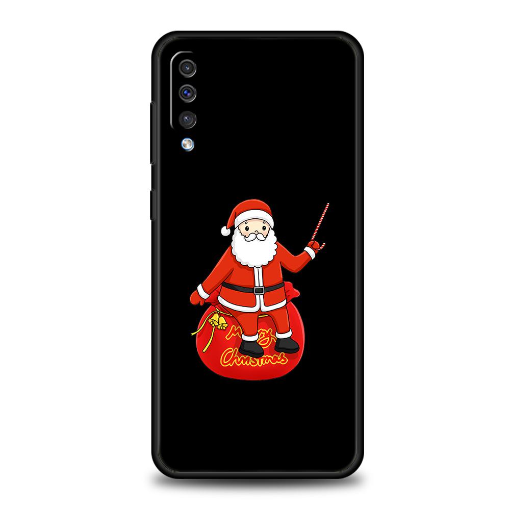 

Рождественский чехол для телефона Санта-Клауса для Samsung A15 A13 A51 A71 A41 A31 A21S A03S A05 A12 A32 A52 A22 A23 A25 A33 A53 A73 5G Cover Samsung A71