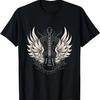Guitar Wings Vintage Retro 80s Rock & Roll Music T-Shirt