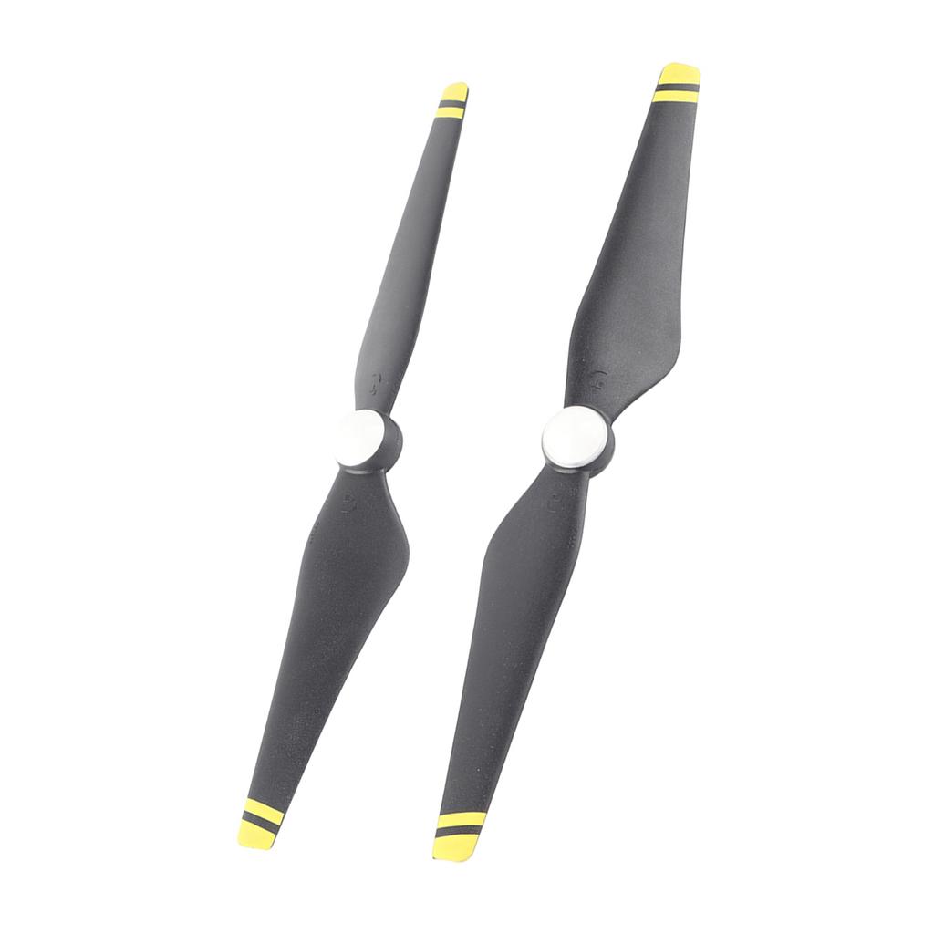2 Pairs Self tightening Propellers for DJI Phantom 3 Drone Quadcopter Accessory(Yellow Edge)
