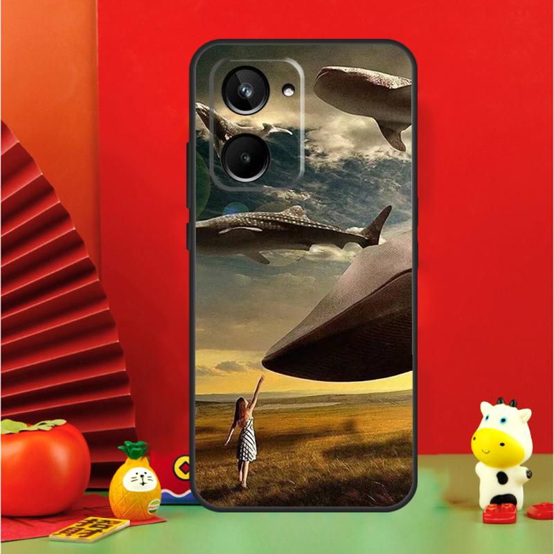 Flying Whale Magical For Realme 15 Pro GT7 GT6 10 11 12 13 14 Pro Plus C65 C67 C63 C61 C51 C53 C35 C75 C55 Case
