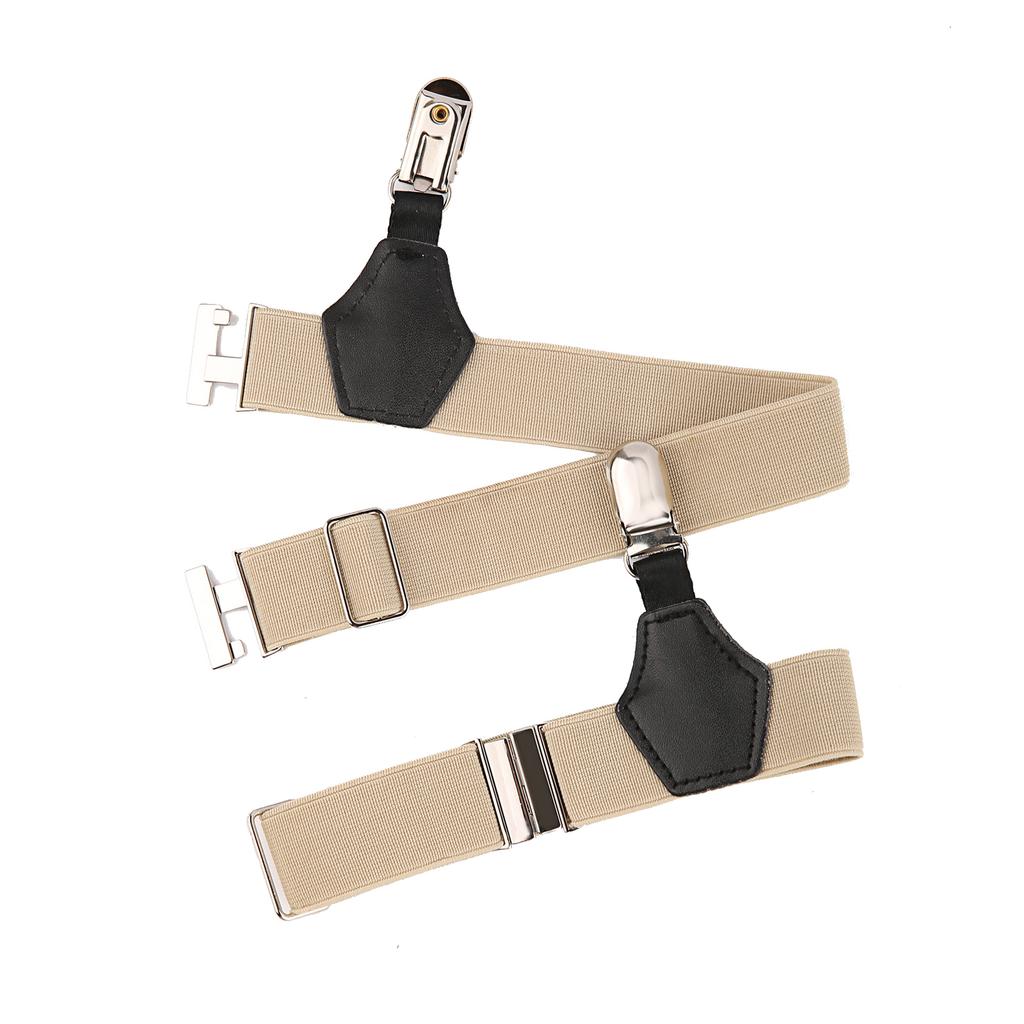 Unisex Sexy Tube Socks Garters Men Double Clips Man Suspenders Leg Single Clip Belt Hold Up Anti-slip Adjustable