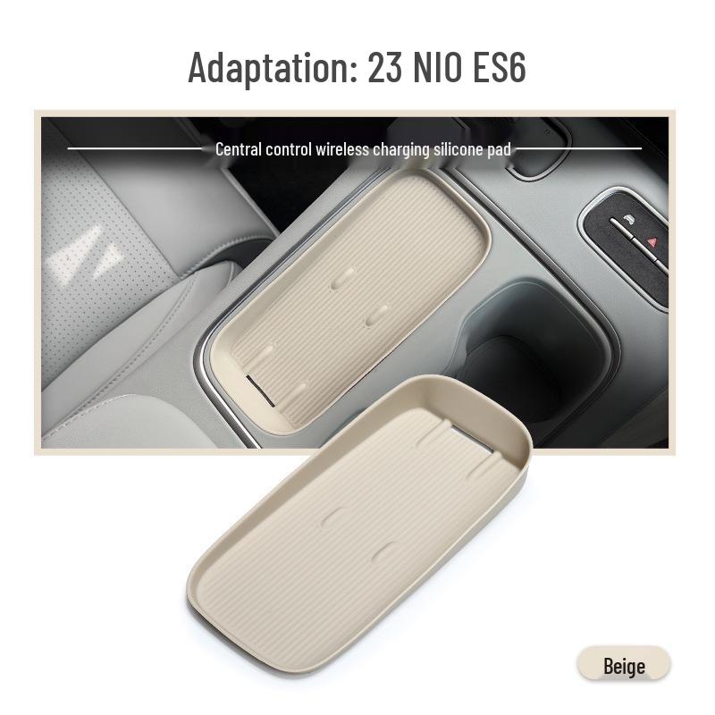 23-24 NIO ES6 Silicone Anti-Slip Wireless Charging Pad for Center Console.