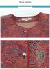 Chic Grandma Summer Seven-Sleeve Top Two-Piece Set - Chinese Style Fashion for Middle-Aged & Elderly Women