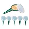 5 Adjustable Settings Handheld Garden Spreader Manual Seeding Planter Tool for Flower Vegetable Grass Lawn Farm Patio Greenhouse
