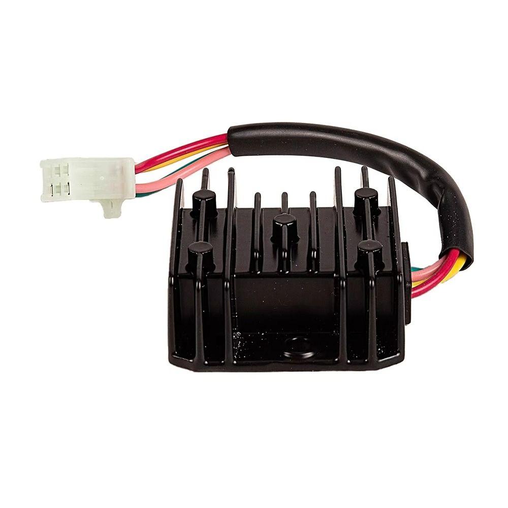 1Pcs 4 Wires Regulator Rectifier 4 Pins 12V Full Wave Regulator Aluminium Motorcycle Scooter Accessory