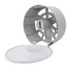 Wall Mounted Paper Towel Dispenser White Lockable Adhesive Roll Toilet Paper Dispenser for Hotel Home