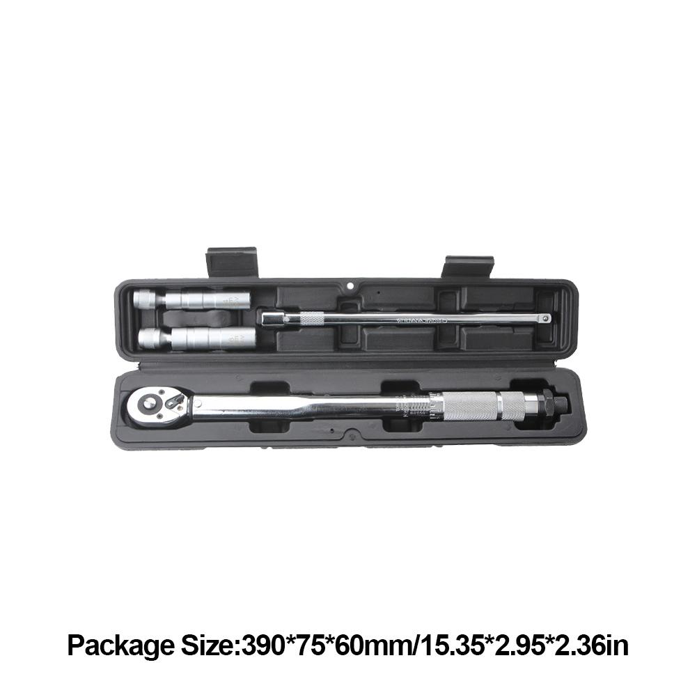 5-60N.m Torque Wrench 3/8 Inch Square Drive Precise Preset 45T Reversible Ratchet Key Adjustable Torques Spanner Car Repair Tool