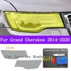 For Grand Cherokee 2014- Car Exterior Headlight Anti-scratch Front Lamp Tint TPU Protective Film Cover Accessories Sticker