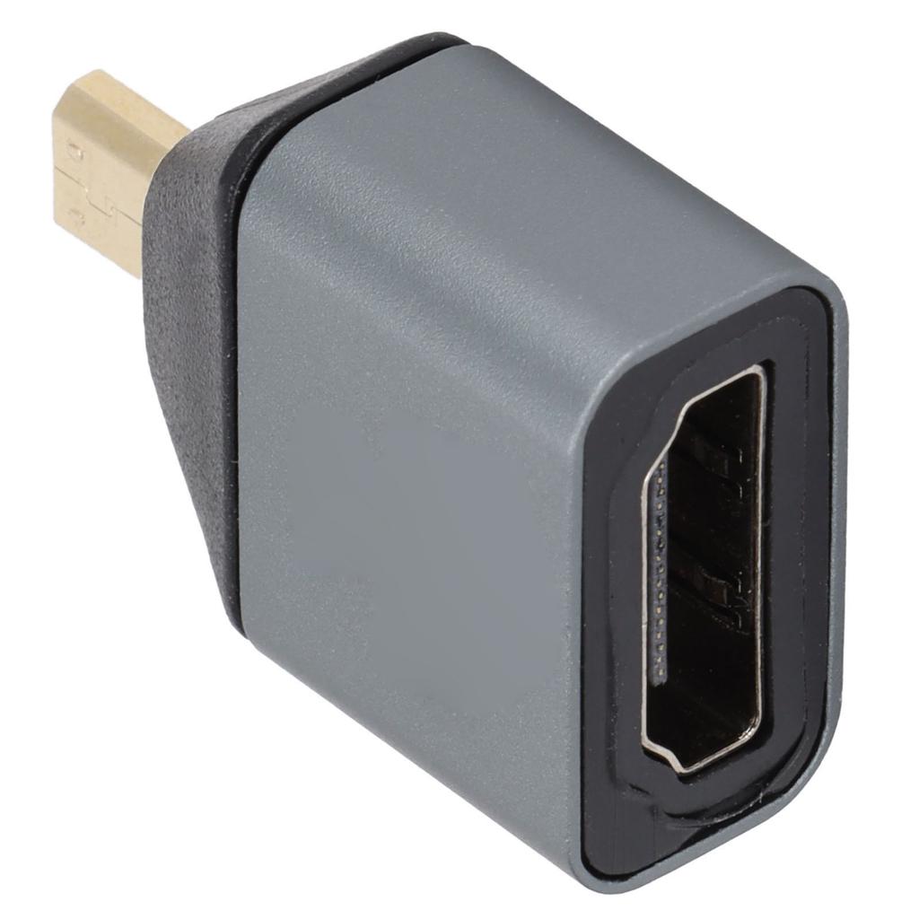 HD Multimedia Interface Adapter Male to Female Aluminum Alloy 4K Micro HD Multimedia Interface Adapter