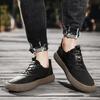 Fashion Men Casual Leather Breathable Shoes 2025 New Flat Designer Outdoor Walking Sneakers Antiskid Comfy Tenis Masculino Oxford Shoes