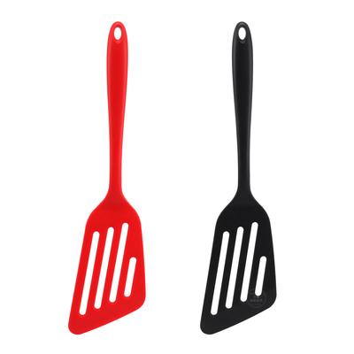 1τμχ Εργαλεία κουζίνας Σπάτουλα τηγανίσματος σιλικόνης Σπάτουλα μπριζόλας Σπάτουλα τηγανίσματος Κεκλιμένη σπάτουλα διαρροής Πλήρης συσκευασία Πανκέικ σιλικόνης Σπάτουλα κεκλιμένη σπάτουλα