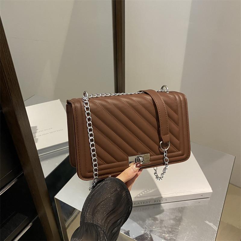 Stylish Black Pu Square Bag For Women With Casual Personality And Unique Design For Autumn
