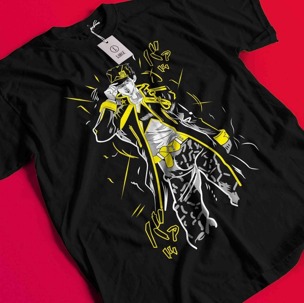 

Jojo s Bizarre Adventure T-Shirt Jonathan Joeastar Shirt Dio Tshirt Jotaro Kujo BB1668 S