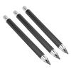 3Pcs Mechanical Carpenter Pencil 5.6mm Scribing Tool Marker Set Kit for Woodworking Black
