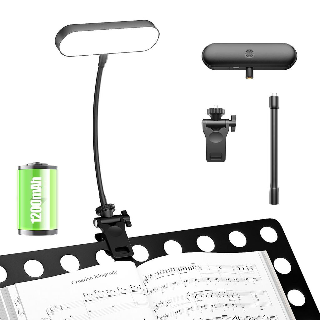 Full Spectrum Eye Protection Desktop & Clip-On Reading Light with Bedside Ambience