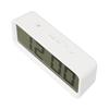 NITORI (NITORI) 8171601 Digital Clock, S 001YT, White, Suitable for Tabletop and Wall Use
