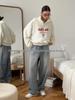 Women's Versatile Half-Zip Hoodie: Comfortable, Loose, Slimming, and Hip Hop Style for Fall and Winter