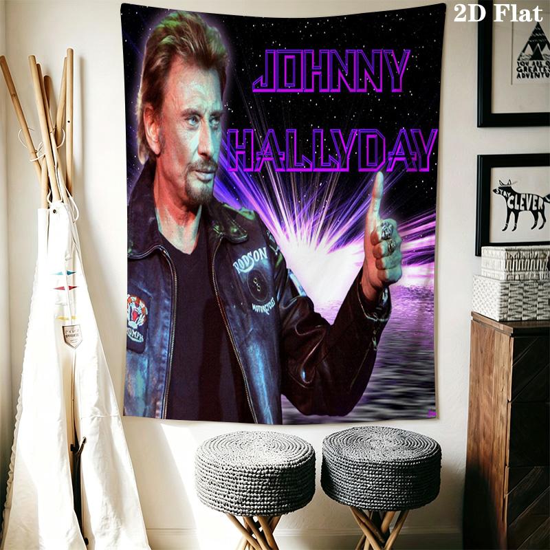 Live Performance Acoustic Guitar Showcase Tapestry Fashion Print Wallmounted Christmas Gift Home Decor Background Cloth