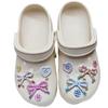 10Pcs Hole Shoes Decoration Ins Shoes Charms Removable Butterfly Shoe Accessories For Girls Summer Shoes Diy Gift