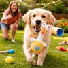 Funny Bite-resistant Plush Dog Toy Cartoon Cute Dog Chew Toy Simulated Animals Gnawing Grinding Doll Indoor Play