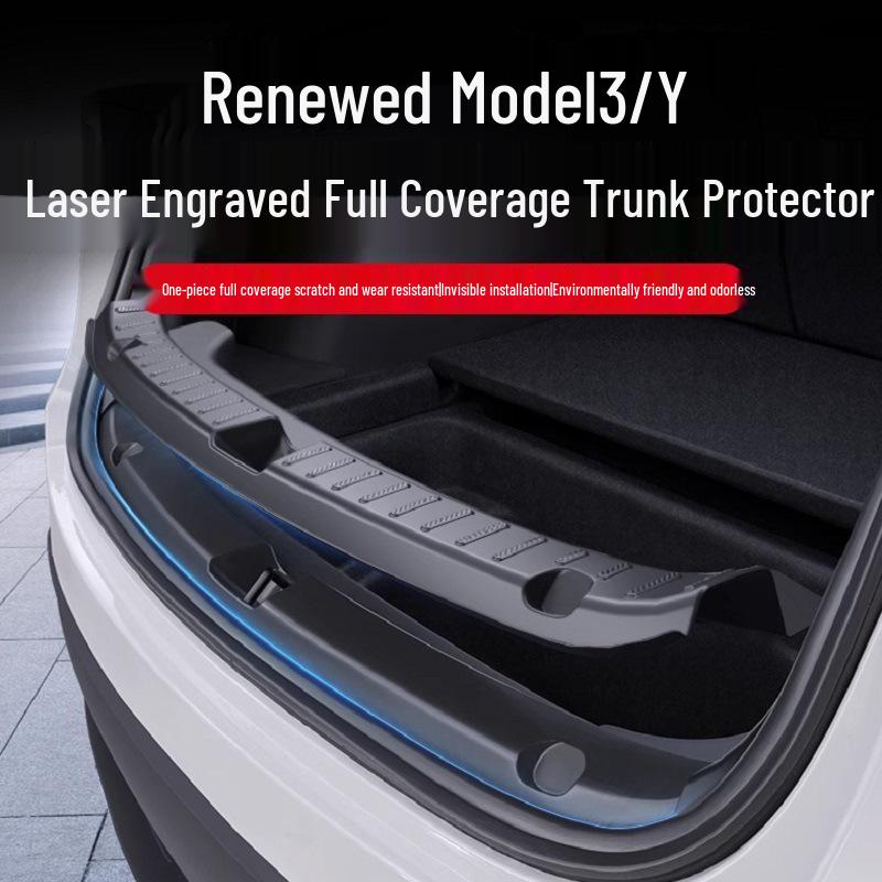Tesla Model Y Bagageskydd & Tröskelskydd bakdörr