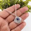 Colgante de Lapislázuli Joyería de Piedras Preciosas Hecha a Mano, Colgante de Plata de Ley 925 Sólida, Colgante de Joyería de Diseño Único