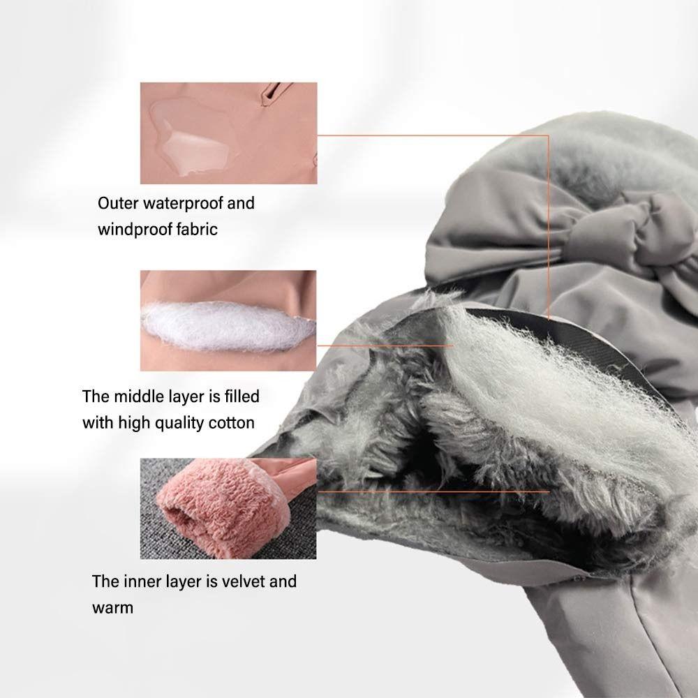 Touch Screen Windproof Cold Gloves Fleece Cold Weather Gloves  Riding Skiing Motorcycle