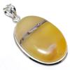 Yellow Aventurine Gemstone 925 Sterling Silver Jewelry Pendant 2.40" SU-10810