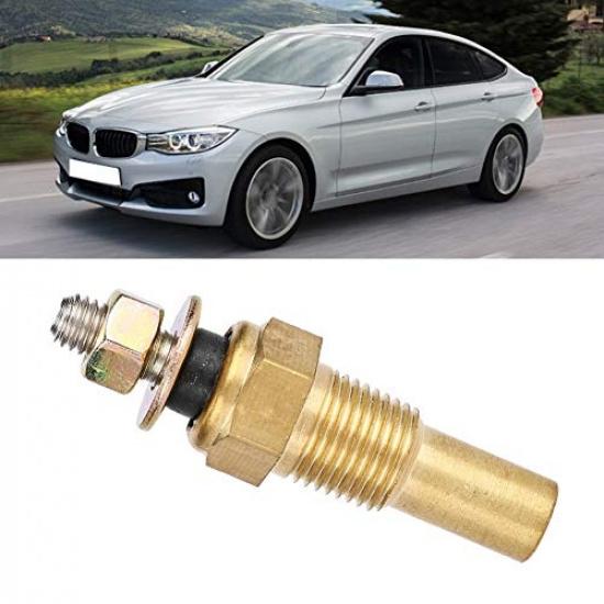 Aramox Engine Coolant Temperature Sensor, Universal 1/8  NPT Oil/Water Temp Sensor, Temperature Ranges from 0-300f