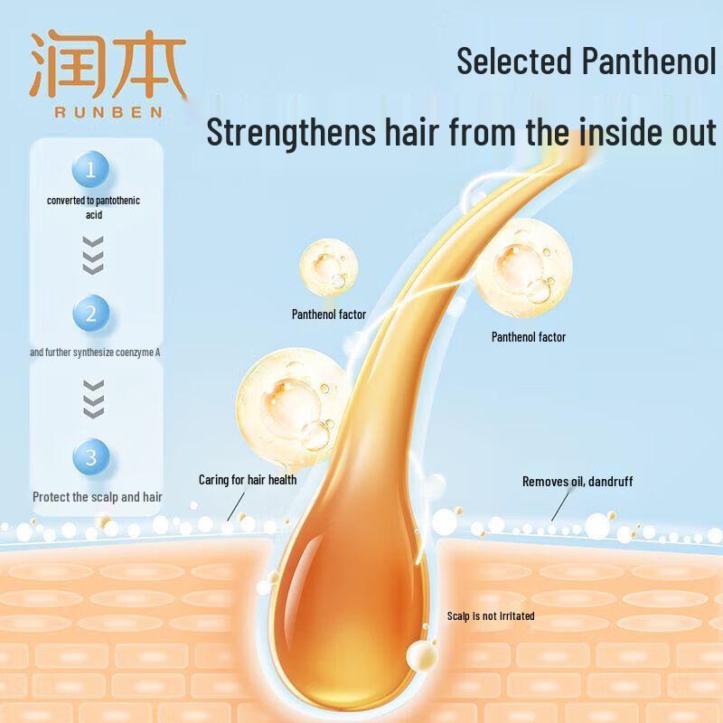 RUNBEN Peach Leaf Essence Kids Shampoo