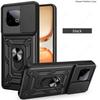 Slide Lens Armor Funda for Vivo IQOO Z10 Turbo Pro 5G China Case for Vivo Y300 GT 5G China Case Magnetic Ring Stand Holder Cover