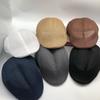 Summer Hollow Breathable Hat Male Middle-aged and Elderly Father Casual Versatile Beret Solid Color Forward Hat