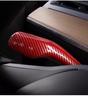 Tesla Model 3/Y Carbon Fiber Gear Lever Cover & Paddle Shifter Decor