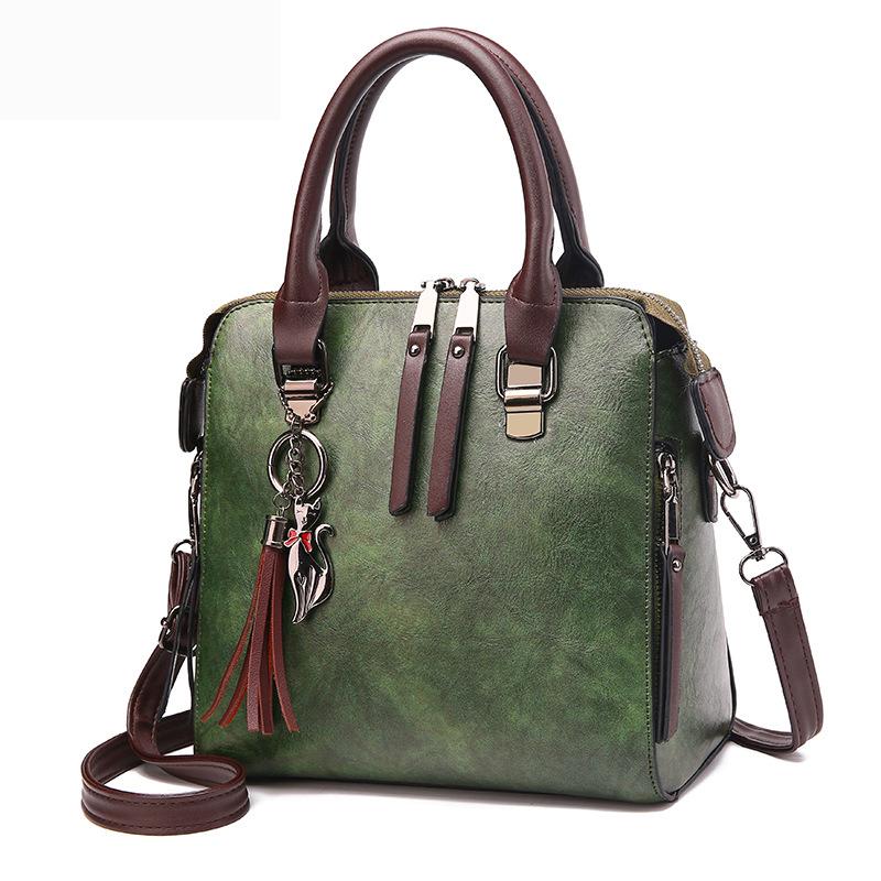 Кожаная сумка женская сумка через плечо с кисточками Totes — фото 2