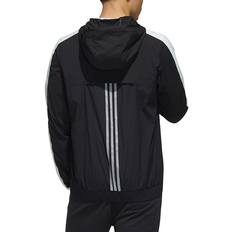 Adidas Neo Casual Windbreaker Sports Jacket Men Jackets Black GK1515