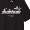 UNIQLO Murakami Collaboration Cartoon Plant Print Letter Short Sleeve T-Shirt Unisex Tops Black 427390-09
