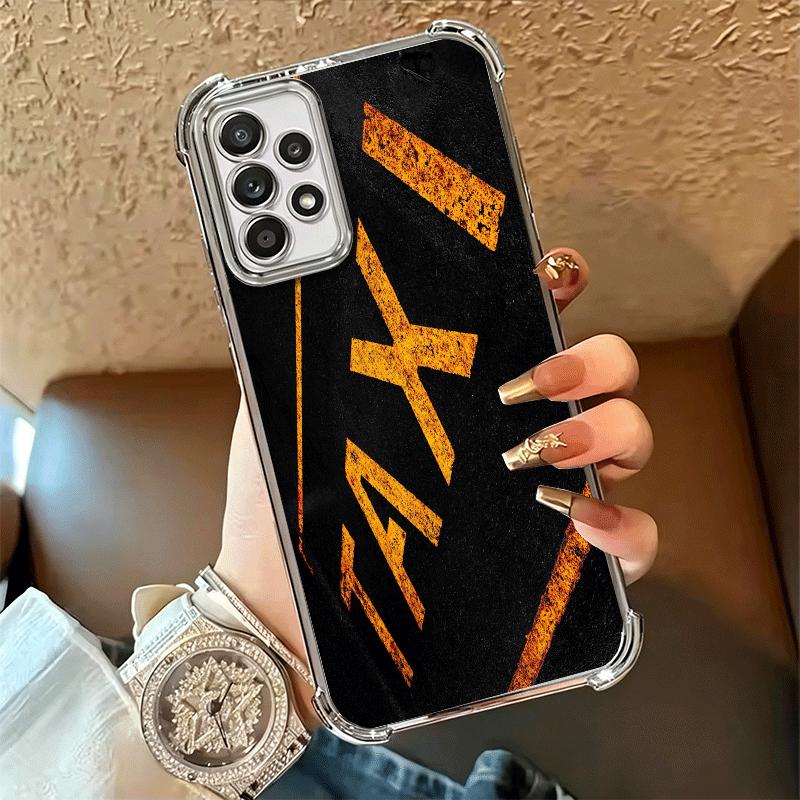 NYC Yellow Taxi Cabs Soft Phone Case For Samsung A17 A27 A07 A37 A57 A16 A56 A15 A55 A14 A54 A13 A53 A26 A36 A25 A35 A24 A34 A23