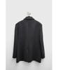 Youth Heavy Wool Half Coat - Charcoal Gray
